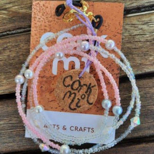 Fio Senhora 2x1 BEADS Rosa Claro